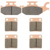 Caltric Brake Pads for Yamaha Kodiak 400 YFM400 Front Rear