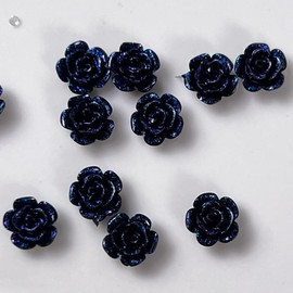 Resin Flatback 8mm Roses - 100pcs Set, Multiple Colors Available for DIY Projects or beadable pens or crafts:_1roll 1cm x 5 meters double sided tape