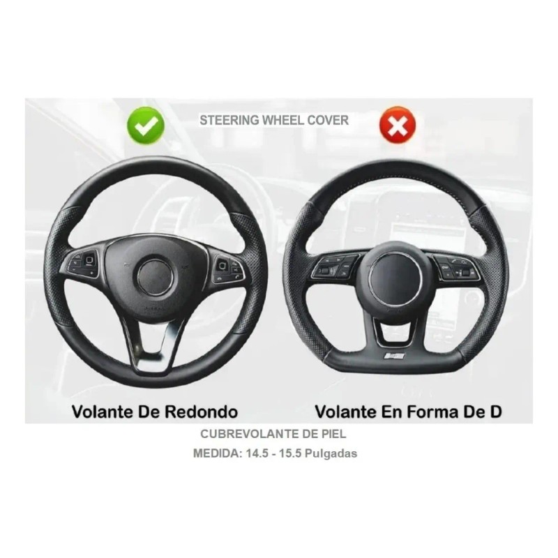 Cubrevolante Piel Cuero Ford Edge St 2020
