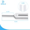 Dreld 4096Hz Tuning Fork, Tuner, Rubber Mallet with Storage Pouch,