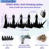 Metal Anti Climb Spikes for Fences and Walls. Effectively Avoided