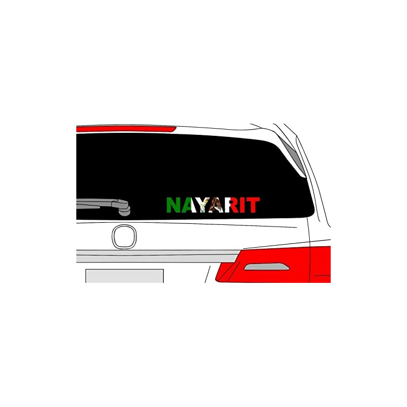Kramer Nayarit Mexico Flag Sticker for Car Vinyl Decal Truck