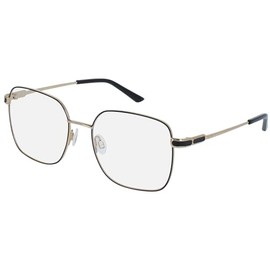 ELLE Ladies Square Metal Eyeglass Frame (Model EL13554) (Includes Glasses Case)