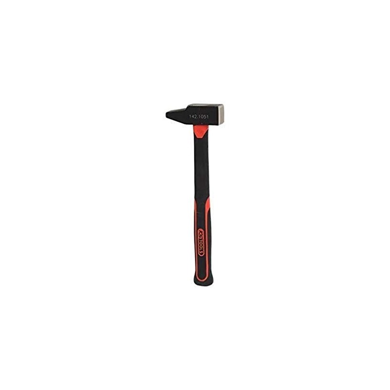 KS Tools 142.1051 Fitters hammer, French form, fiberglas handle, 400g
