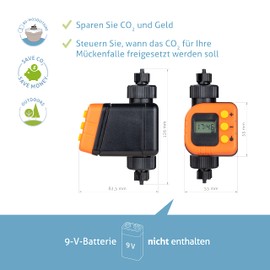 Biogents BG CO2 Timer to Reduce CO2 Consumption for Biogents CO2 Mosquito Traps