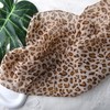 Animal Leopard Print Hair Accessories for Women Girls Summer Chiffon