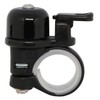 Ogi Industry 22.2-25.4 Bicycle Bell Kodamabel Brass, Black, Made in