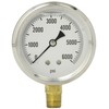 PIC Gauges S201L-254S Bottom Mount Glycerin Filled Single Scale Pressure