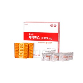 Chong Kun Dang Vitamin C 1 tablet per day, 1000 mg of Vitamin C, 200 days, 600 days worth, high content / 종근당 비타민C 1일1정 비타민씨 1000mg 200일 600일분 고함량