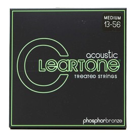 Cleartone Phosphor Bronze Acoustic Medium Guitar Strings (13-56)