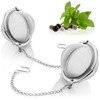 com-four® 2 x Tea Strainer Made of 304 Stainless Steel,