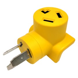 Parkworld 63067 NEMA 10-50P to 10-30R One Piece Compact Adapter Stove to Dryer Adaptor Output 30amp 250Volt