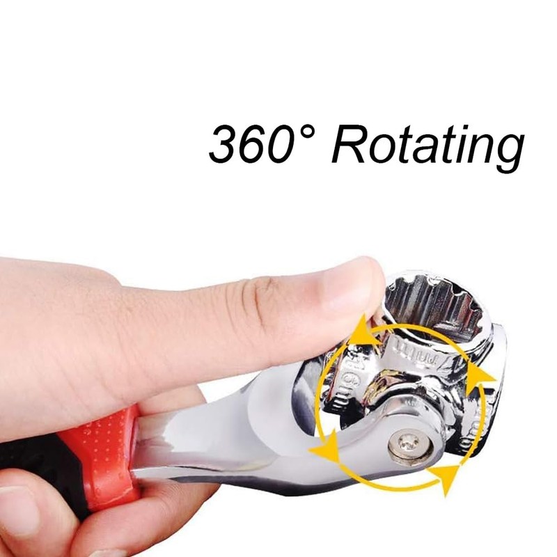 52 in 1 Socket Wrench 1 pcs, Stainless Steel Professional
