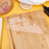 BENECREAT Mountain Clear Acrylic Router Inlay Template, Woodworking Router Template