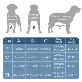 Roobuck Dog Lift Harness, Full-Body Lifting Dog Harness Vest for Large Dogs, Ideal Mobility Aid for Senior, Injured, Disabled Dogs Needing Front and Rear Leg Support and Lifting Help (M)