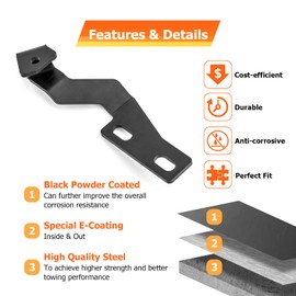 WeiSen Ditch Hood Light Mounting Brackets Kit with 3 Inch LED Light Pods Wiring Harness Compatible with Toyota 4Runner 2003-2009