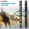 Lixada Fishing Rod Case Portable Soft Case Folding Pole Storage