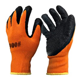 WIRESTER (1 Pair) Heat Resistant Gloves for Heat Transfer Printing, 3D vacuum Heat Transfer Machine, Sublimation - Orange/Black
