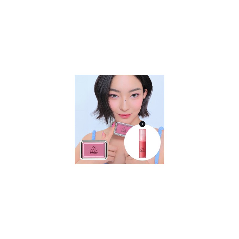 TAKE 3CE New Take Face Blusher + Mini Tint (Random)