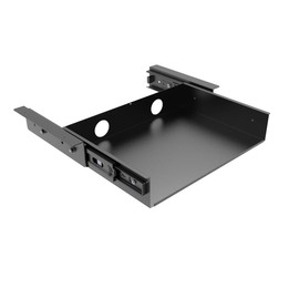 Mofangtech 13 inch Under Desk Slide Out Storage Shelf, Sliding Under Desk Tray Drawer for Standing Desks, Workstations, Cabinet or Gaming