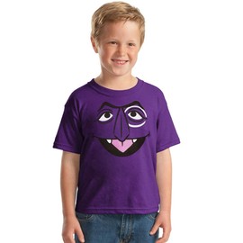 Animation Shops The Count Face Youth Kids T-Shirt-Youth Large [14/16] Purple