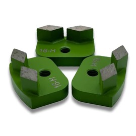 3 pcs of Gr16 Hard Diamond Metal Bonds for Newgrind Rhino Floor Grinder Item No. RSMB-16H (Hard-16#) Each Pack (3 pcs)