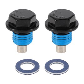 HEROFFIX Compatible Toyota Tacoma Tundra Camry Colora 4 Runner Oil Pan Drain Bolt Screw Thread Repair No.9043012031 Blue Metal Magnetic M12x1.25
