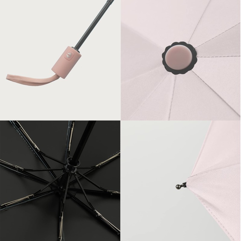Small Travel Umbrella for Rain Protection Sun-Folding UV Umbrella Windproof