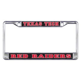 TEXAS TECH Red Raiders Chrome License Plate Tag Frame