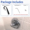 JTFH002 H79 Nickel Brushed Shower Handle Replacement Compatible with Delta
