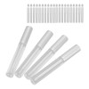 Contenedor De Brillo Labial De Plástico Transparente, 20 Uni