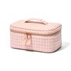 Francfranc Franc Tweed Vanity Pouch, Pink