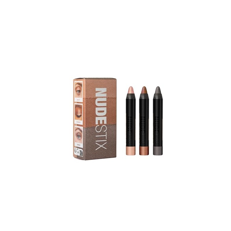 Nudestix Mini Nude Metallic Eye Kit – 3-Piece Cream Eyeshadow
