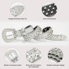 Monopa Kids Rhinestone Western Belt - Cowboy Cowgirl Belts with
