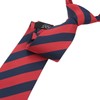 DQT Men's Classic Stripe Patterned Business Casual Party 8cm Classic