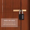 3 Pack Combination Padlock Outdoor, Diyife 4 Digit Combination Lock