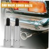 FELTECHELECTR 10pcs Chrome Plated Car Valve Cover Bolt Kit Thread