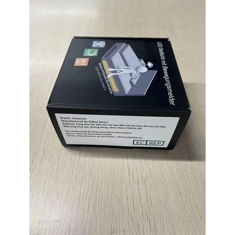 AveyLum LED Bed Light with Motion Sensor, Warm White Bed