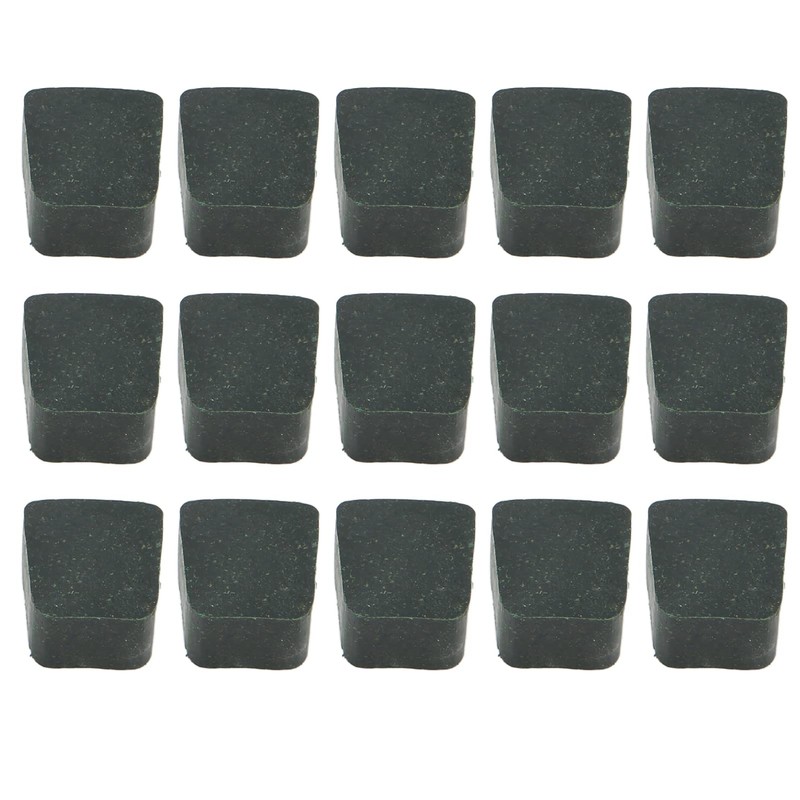 15pcs Motorized Pads, ABS Square Shape Green Engine Pads Replacement