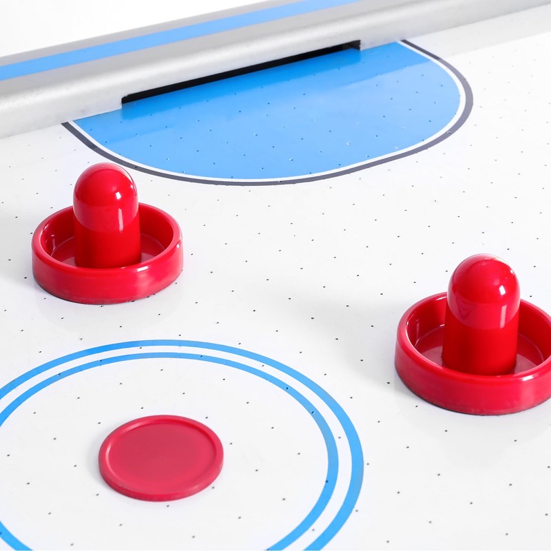 PATIKIL 60mm Air Hockey Pushers and Air Hockey Pucks, Handles