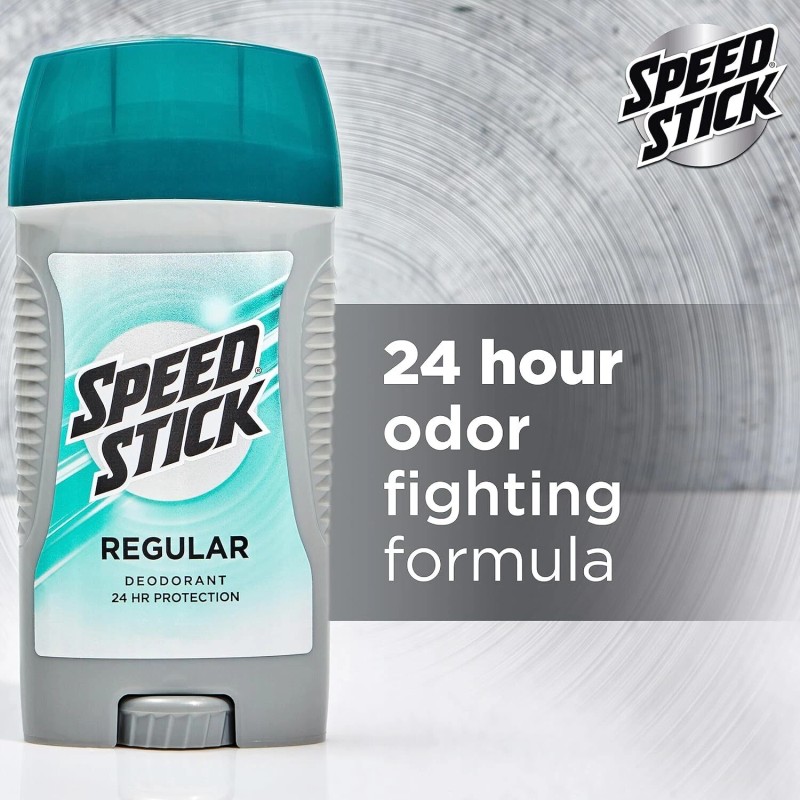Mennen Speed Stick CG00483 Men's Deodorant, Regular - 3oz (4