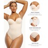 SHAPELLX Tummy Control Body Shaper Full Body Shaper Removable Straps
