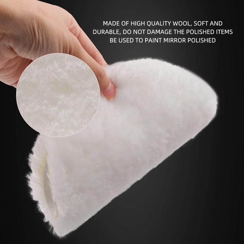 ZFE Buffing Polishing Pads, 7Pc 6.5 Inch Face for 6Inch