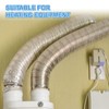 PATIKIL 3" to 2" Duct Reducer, 2 Pcs PVC Pipe
