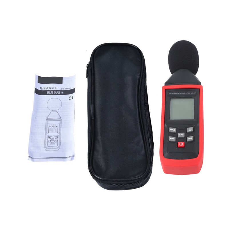 TA8151 LCD Digital Sound Level Meter Noise Detect Tester Data