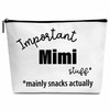 Gifts for Mimi, Mother's Day Birthday Gifts Makeup Cosmetic Bag