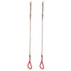 Children Adult Pull up Rings Plastic Trapeze Swing Triangular Gym