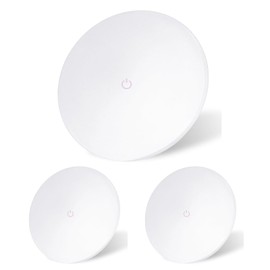 KICORED rv Lights Interior,4.5 inch LED Ceiling Lights, 12V Light fixtures with Touch Switch for rv,Camper,Trailer and Boat,Warm White (3)