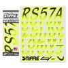 Stiffie STIFFIE Whipline Black/Day Glow Yellow 3" Boat & PWC