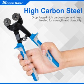 SPEEDWOX Tile Nipper, Roller Type, Roller Nipper, Tile Scrap Included, Premium Carbide Tip, Mosaic Cutting, Glass Cutter, Tile Cutter, Mosaic Cutter, Stained Glass, Construction Tools, for Craftsmen, Professional Nipper